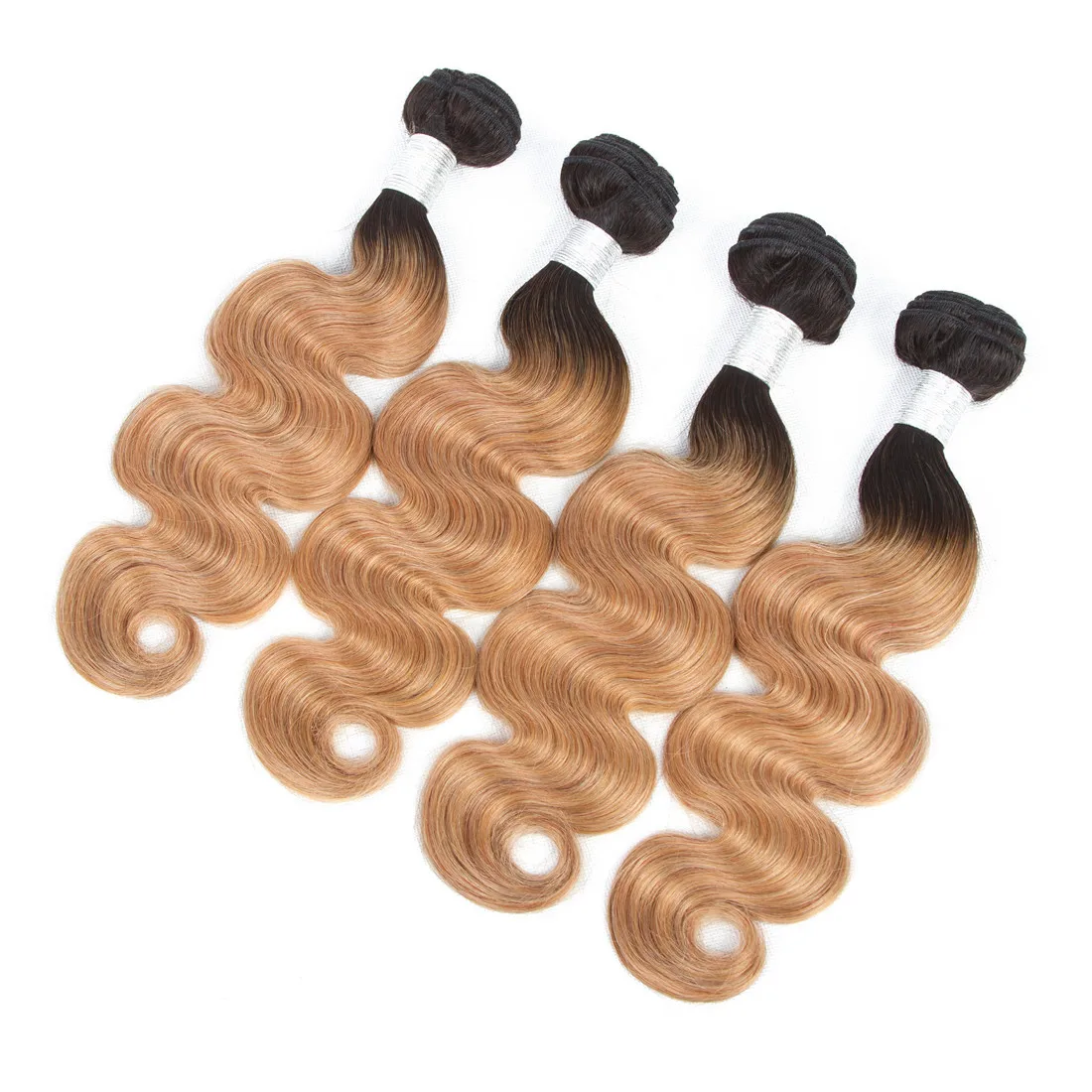 

100% Human Hair Bundles Wholesale Factory Outlet 1B/27 10A Human Hair Bundles