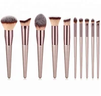 

High qualtity 10pcs makeup brush, power brush, makeup brush set