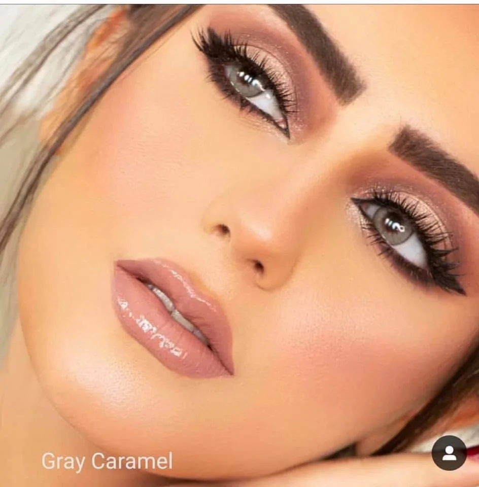 

fresh girl gray caramel contact lenses wholesale good price power