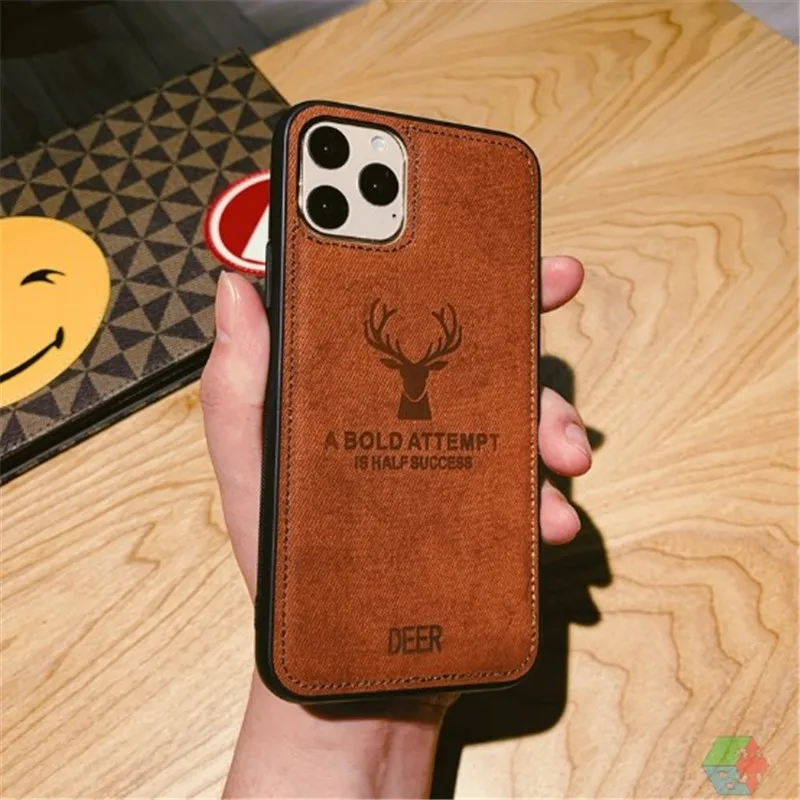 

Luxury Soft Silicone+fabric Deer Cloth TPU Case For Xiaomi Note 10 Pro Mi A3 lite CC9E Play 8se 5X Shockproof Back Cover