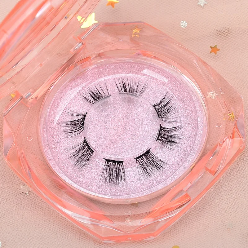 

DIY Silk Lash Natural Korean Cluster Eyelashes Pre Cut Eyelashes With Custom Packaging Box