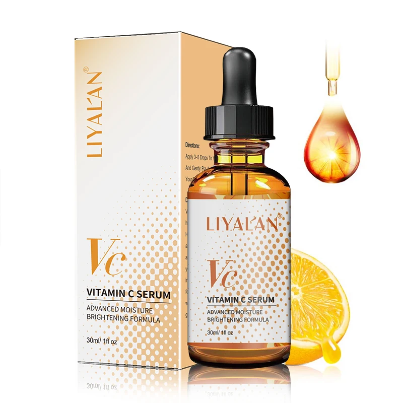

Hot selling Anti Aging Anti Wrinkle Skin Care 100% Pure Organic HA Vitamin C Facial Serum