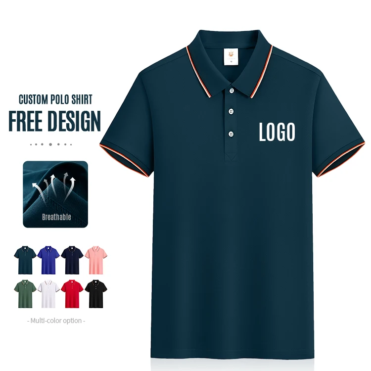 

wholesale good quality fashion original cotton men's t-shirts men's polo shirts for m