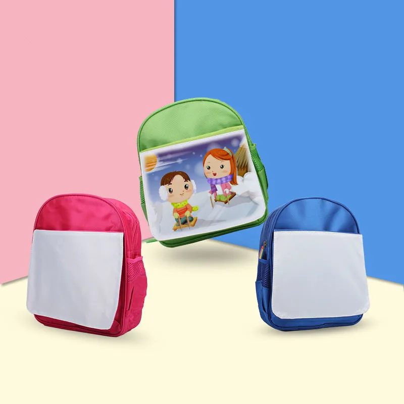 

Large Size Sublimation Blank Children Backpack School in Stock, 5 color