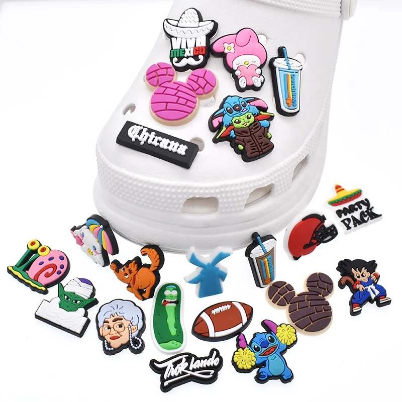 

cartoon PVC rubber Shoe Charms shoe Accessories clog charms, As pictures shown