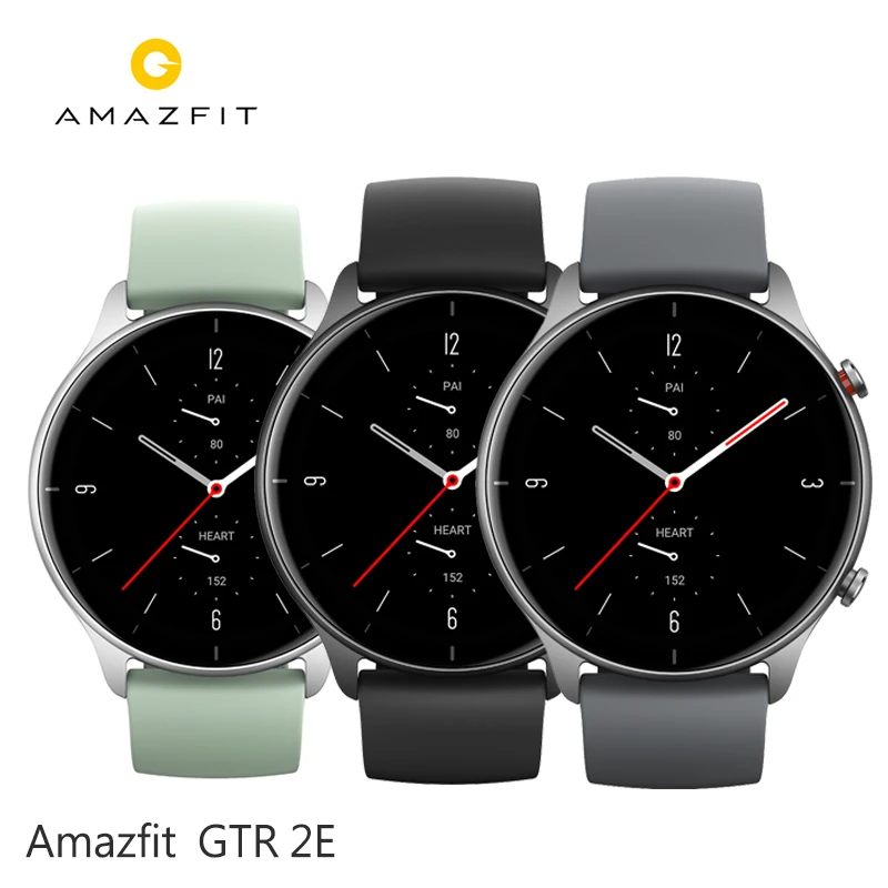 

Global Version Amazfit GTR 2e Smartwatch 2.5 D Glass 90 Sports Modes Alarms 24 Days Battery Life Smart Watch