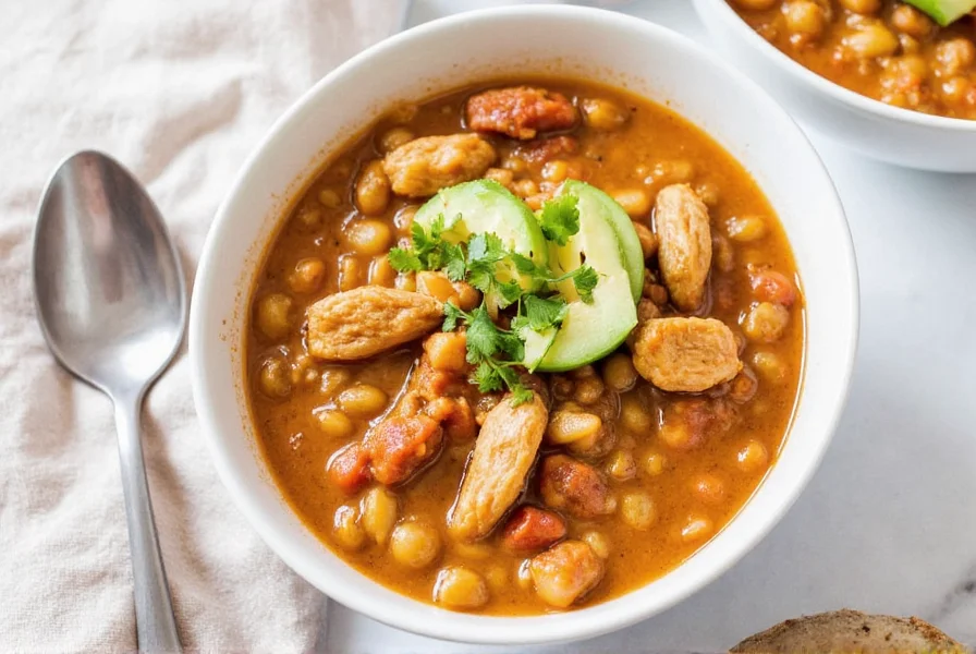Bowls Of White Chicken Chili
