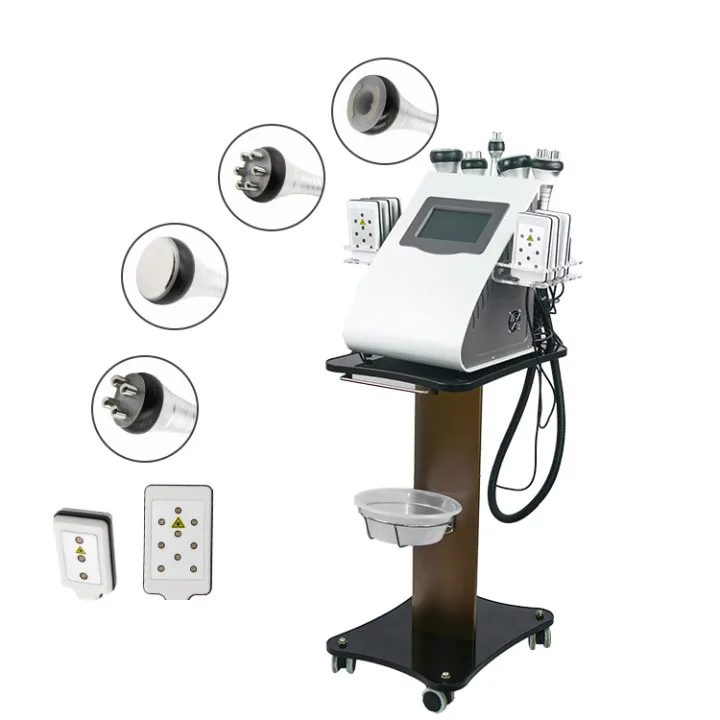 

New Technologies 6 In 1 Ultrasound 40k Multifunction Body Slimming Fat Cavitation Machine with Attractive Looking