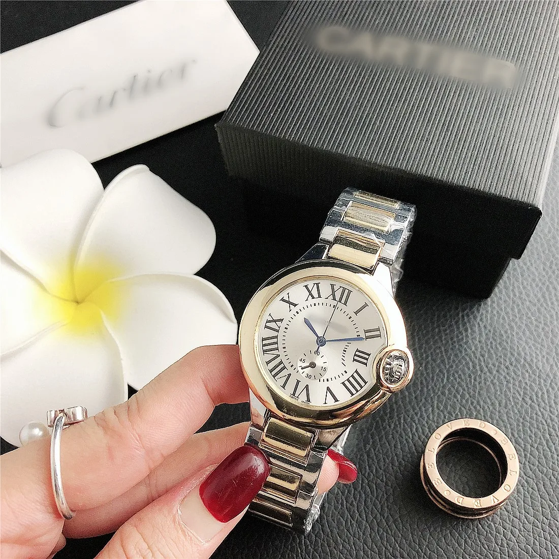 

China factory seller OEM alloy quartz women watch for men high quality stainless steel back fashion reloj mujer