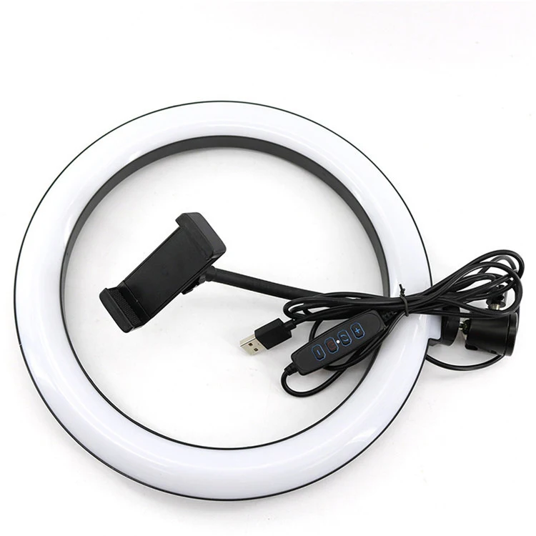 

2021 New TOP Quality 10 inch LED Ring Light Dimmable Ringlight 3200K-5600K Photography makeup Ring Light Lamp