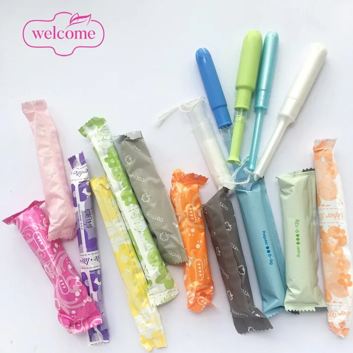 

Private Label GOTS Certified Organic Cotton Tampons Comfort Silk Touch Feminine Hygiene Yoni Detox Pearls Beautiful Life Tampon