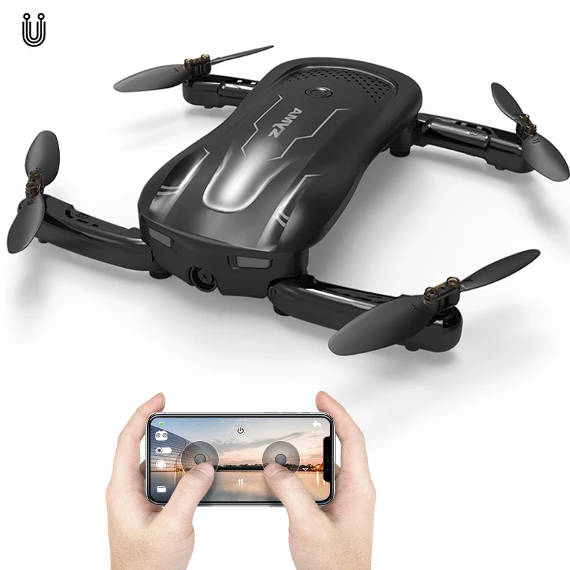 

SYMA Z1 Drone FPV Selfie Foldable Mini Drone with 720P HD Wifi Camera Altitude Hold Optical Flow Positioning RC Quadcopter, Black