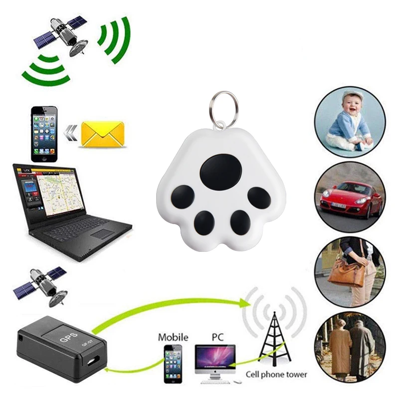 

2021 Wholesale Cheap Dog Claw Anti Lost Device Pet Mini GPS Tracking Device Kids Pet Dog Cat GPS Mini Tracker