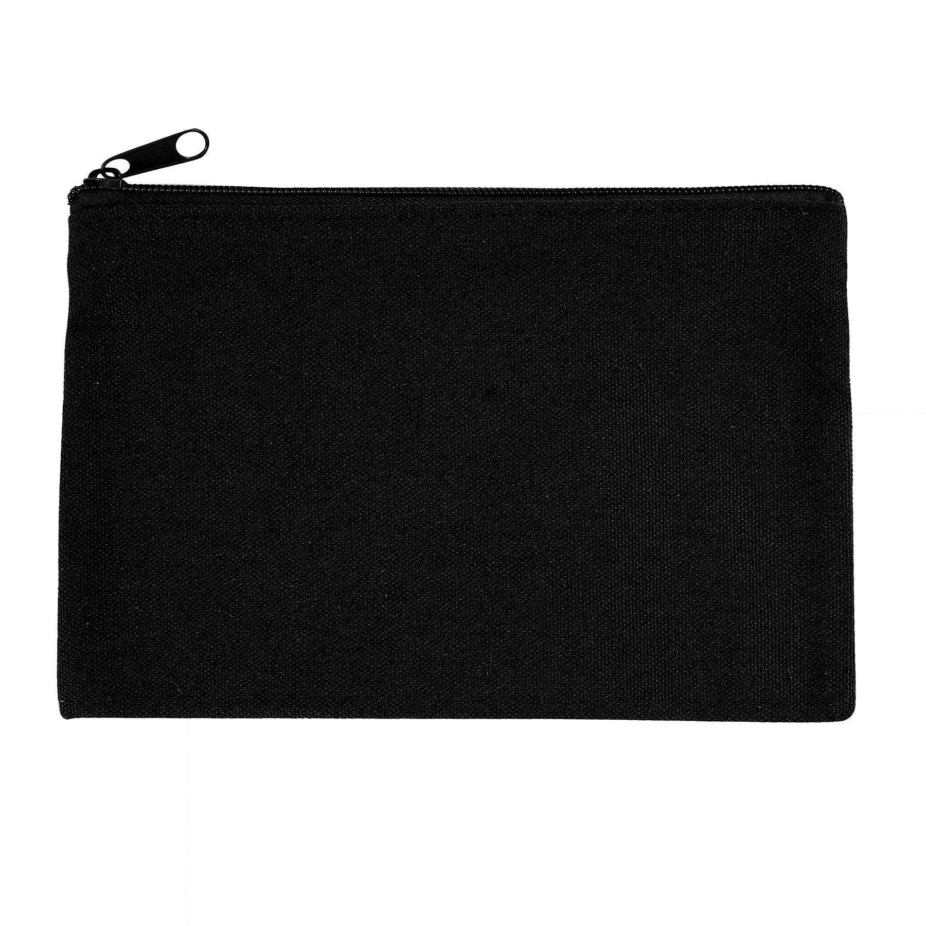 

Custom Cosmetic Pouch Mesh Black Canvas Cosmetic Pouch