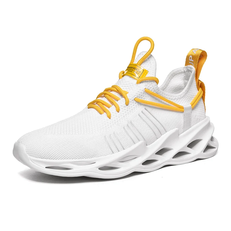 

Cross-border new ultra-light running sports casual flying woven Wholesale breathable shoes Outdoor Lightweight Casual Shoes, Yellow,white,black,fluorescent green