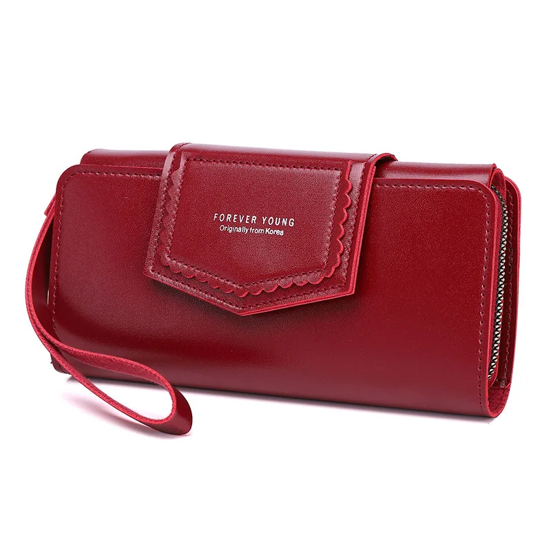 

letter and Sweet and letter and solid color style PU material young lady clutch bag wallet card holder Wrist bag.,.