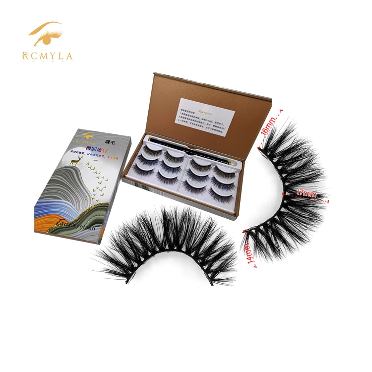 

High Quality Lashes Private Label Thick Mink Eyelashes Vendor