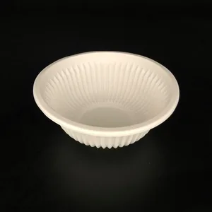 Image of Y13 bagasse biodegradable square pla bowl bio degradable soup bowl bamboo fiber cornstarch corn starch sugarcane bowl with lid