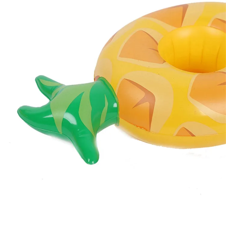 

Pineapple Cup Holder for Pool Party Water Fun Inflatable Drink Holders, Yellow