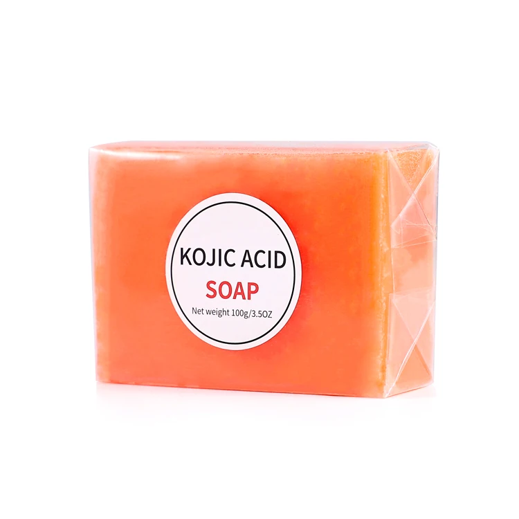 

Factory Price Fast Delivery 100g Skin Brighten Handmade Kojic Acid Papaya Soap, Orange or client's request
