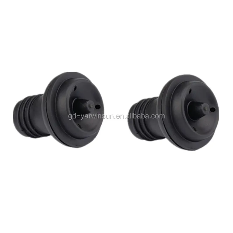 thread hole silicone rubber plugs molded t shape rubber stopper