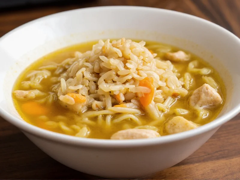 Rice in Chicken Noodle Soup: Tradition vs. Variation Explained