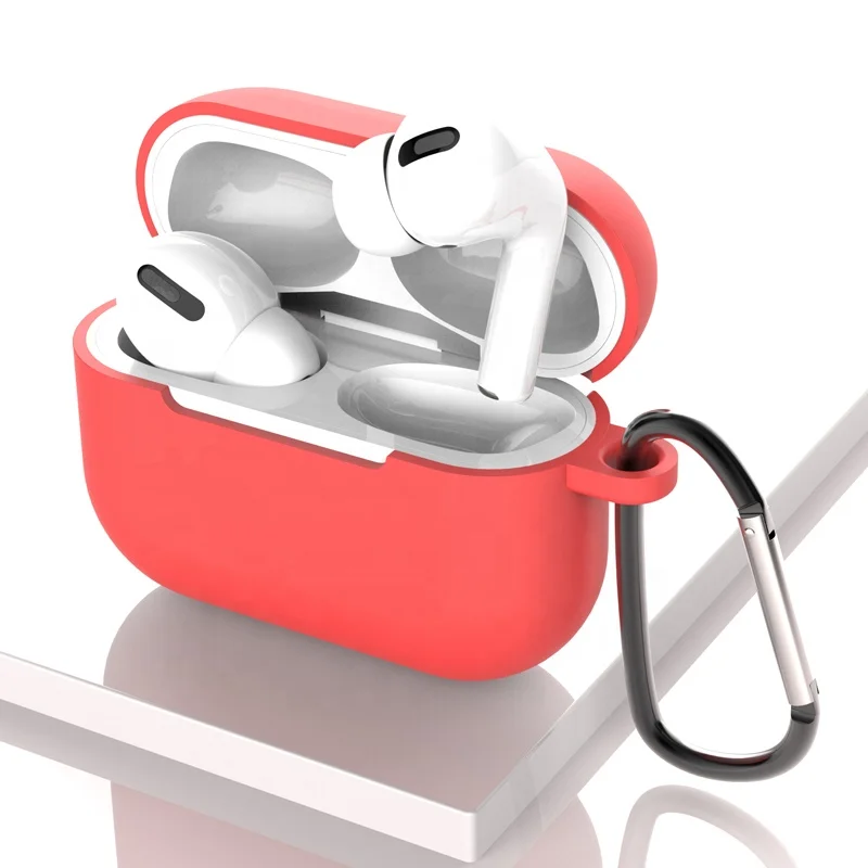 

Full protective compatible silicone cover for new airpod pro case with hook