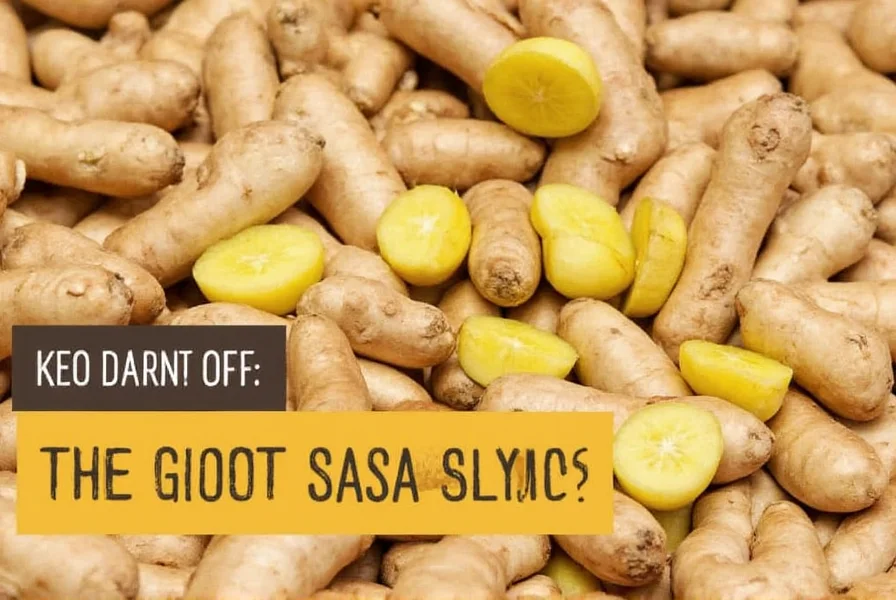 Fresh young ginger roots with pinkish skin and嫩芽 showing their tender texture compared to mature ginger