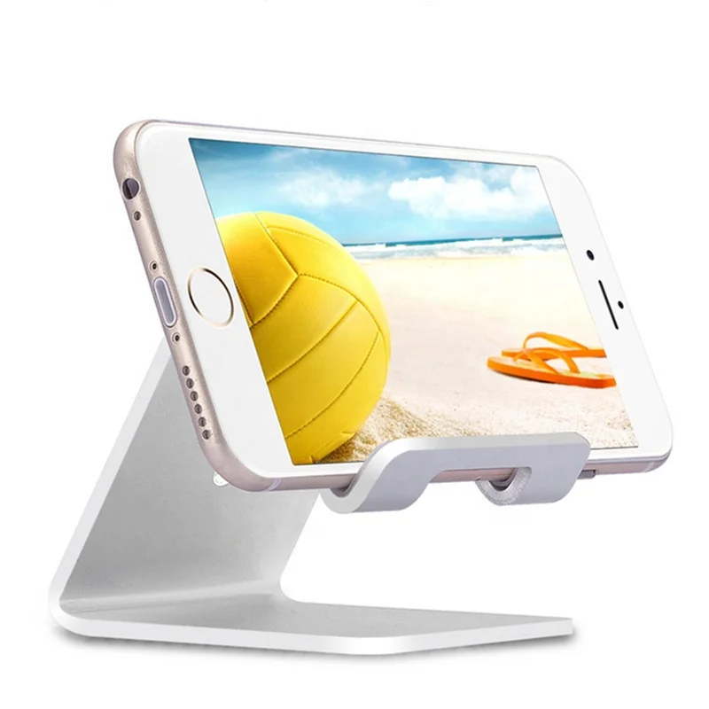 

New design table desk metal Standing holder stand for Mobile cell Phone and Tablet laptop
