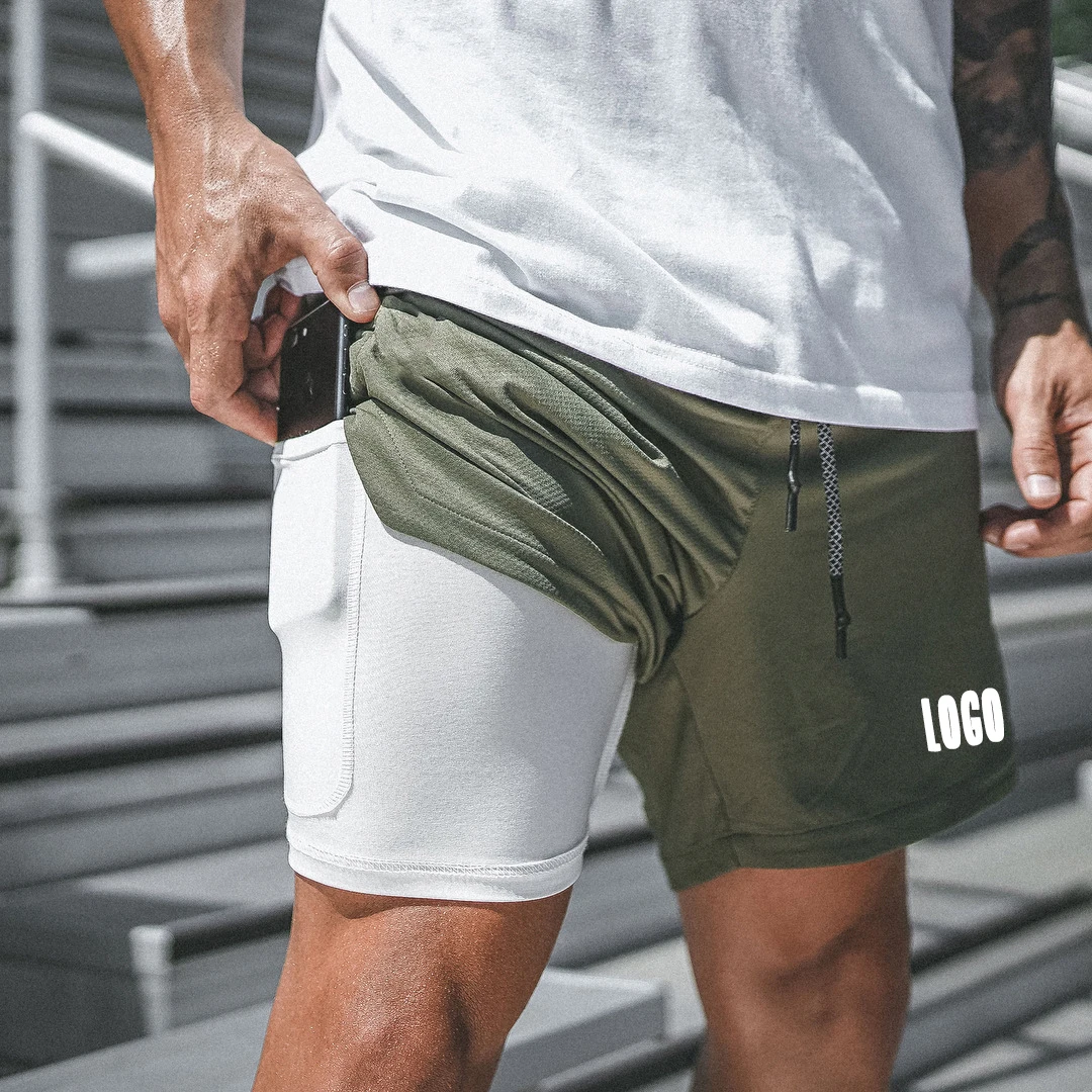 

Wholesales High quality Spandex Workout Shorts Mesh Fitness Mens Gym Shorts