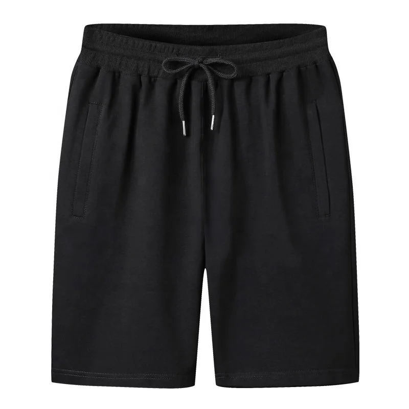 

New Designs Men's Elastic Waist Shorts Summer Quick Dry Spandex Men's Solid Shorts OEM 100% Cotton Mens Plus Size Sports Short, Custom color