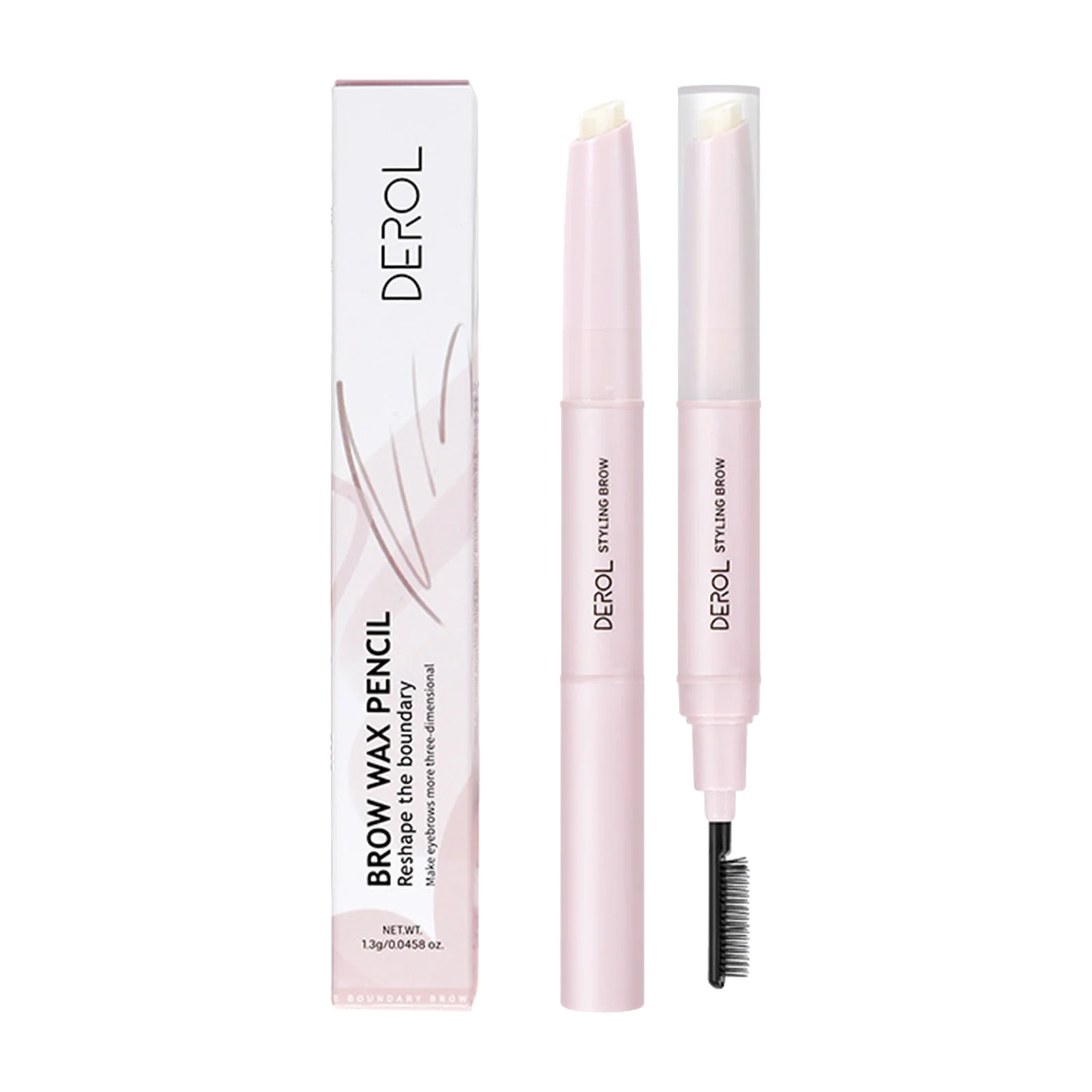 

Eyebrow Gel Brows Wax Pencil Double Head Waterproof Long-Lasting Wild Brow Styling Soap Eye Brow Shaping Brush Women's Cosmetics