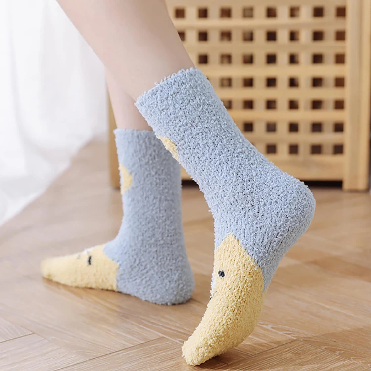 

High level fashion winter in stock colouful warm cute animal pattern little girls cartoon sock grip little girls socks, As picture shows