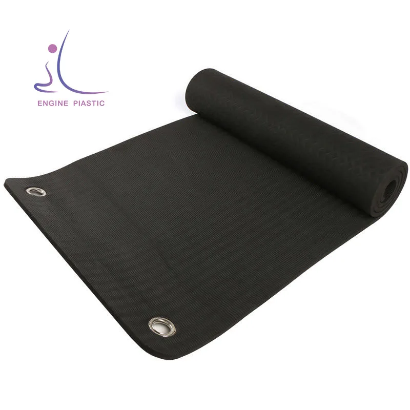 

Anti Fatigue Private Label Yoga Mat Non Slip Custom Pilates Black Mat Yoga, Customized color