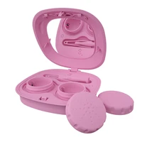 

High quality popular contact lens case with mirror color contact lenses case Convenient accessory