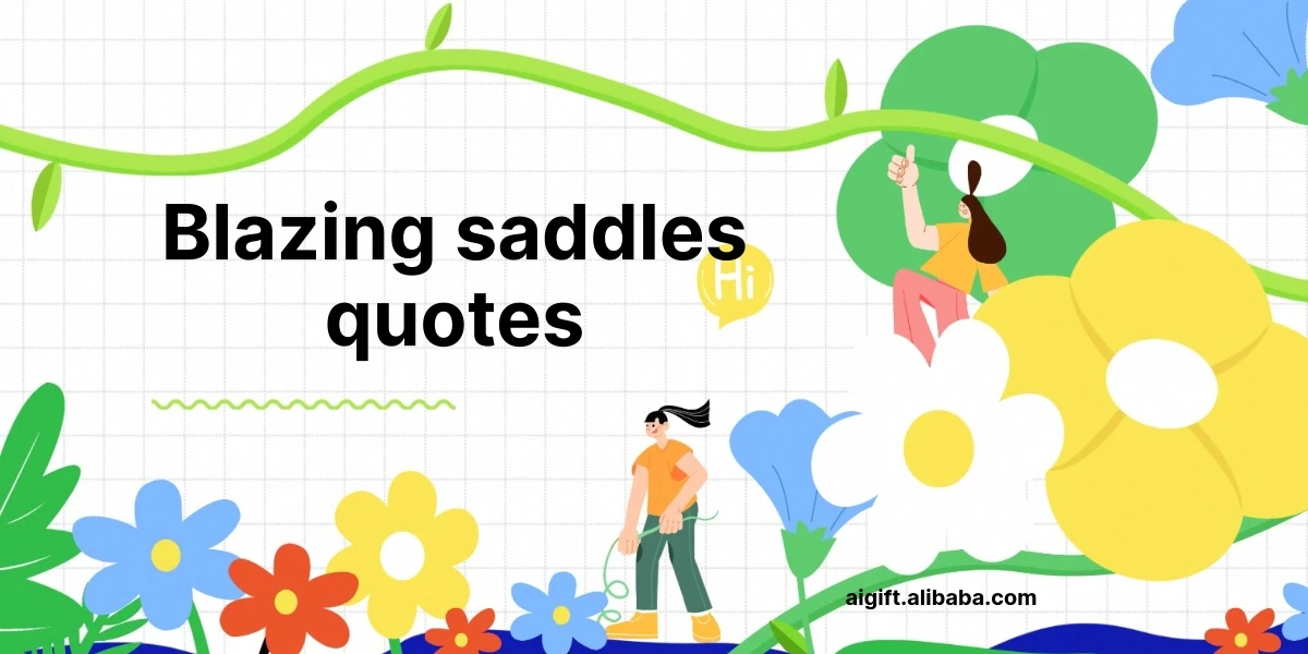 blazing saddles quotes