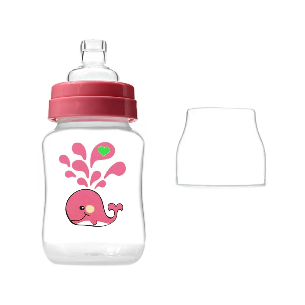 
OEM BPA free natural wide neck bebe mamadeira baby feeding bottle infant nursing bottles 