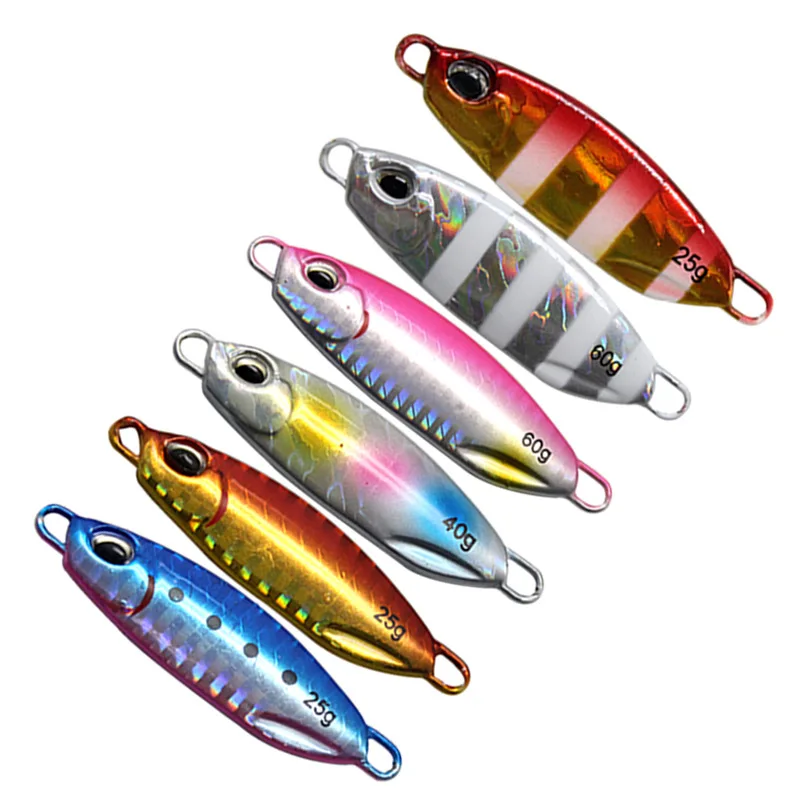 

Wholesale Luminous fishing lure jig with hook for fishing Long Casting Saltwater Boat Sea Bass Baits