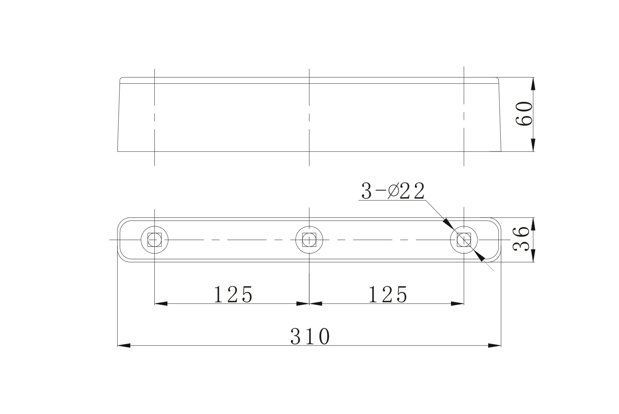 TBF custom rubber buffer strip supply for Van-8