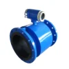 Digital LCD display electromagnetic flow meter for sewage sea water chemical slurry pulp with 4-20ma china manufacturer price