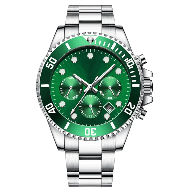 

Hot sale quartz movement stainless steel strap stock fashion metal watch