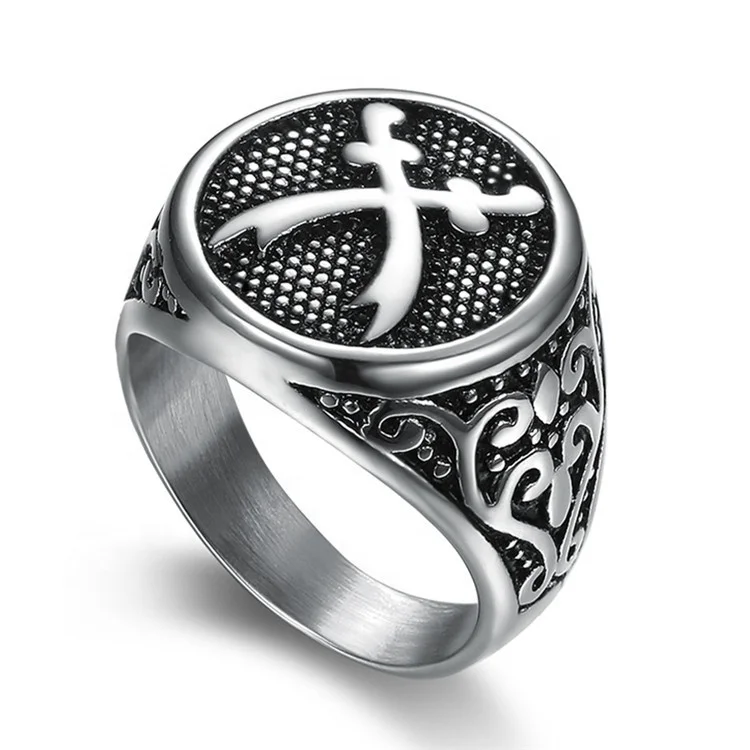 

Custom Antique Gold Silver plated mens stainless steel Masonic Rings Large women men rings, Customized color