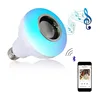 lampara led blue tooth bulb 12W RGB E27 LED Bulb Dimmable 85-265V Blue tooth Speaker Music Player Audio led bulbs + Remote