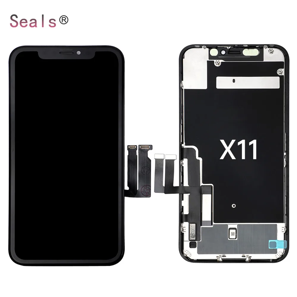 

Lcd screen display for iphone 11 mobile phone lcd display lcd supplier, Black