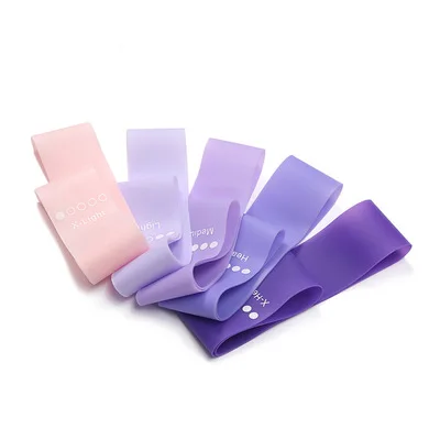 

Elastic band resistance tension band fitness hip ring silicone bands set, Customized color