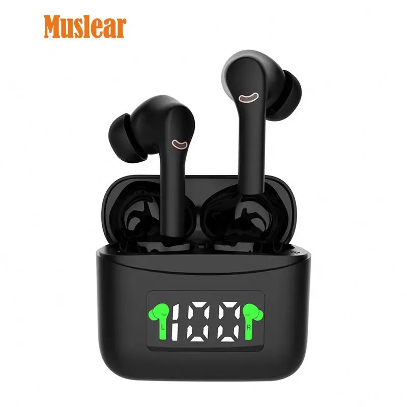 

Factory Wholesale Office Wireless Headset Dj Headset Wireless Waterproof Earbuds for Mobile Phone, Black white