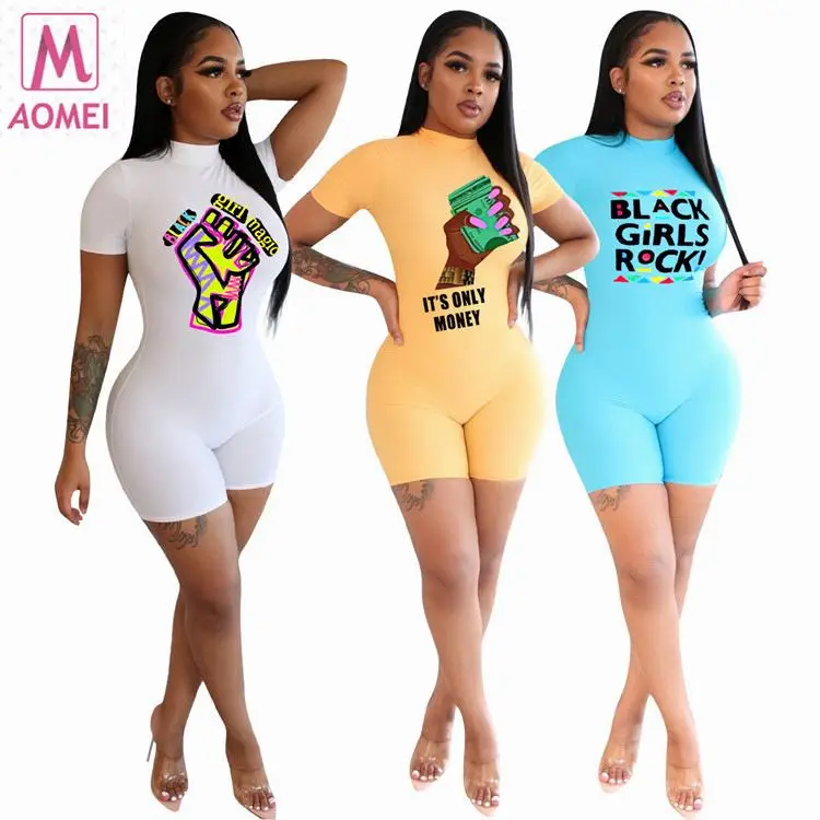 

Y00025 Fitness Summer Ladies Jump Suit Solid Color Bodysuits Women One Piece Short Jumpsuits And Rompers For Woman