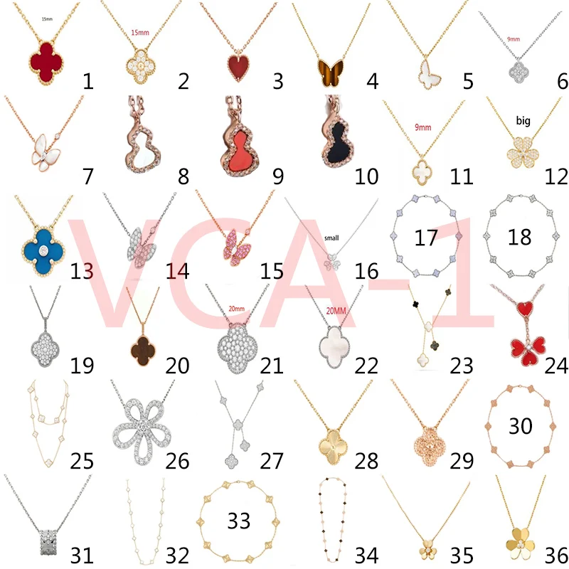 

2021 VCA new style s925 silver clover necklace ladies jewelry gifts for lady factory direct wholesale free shipping