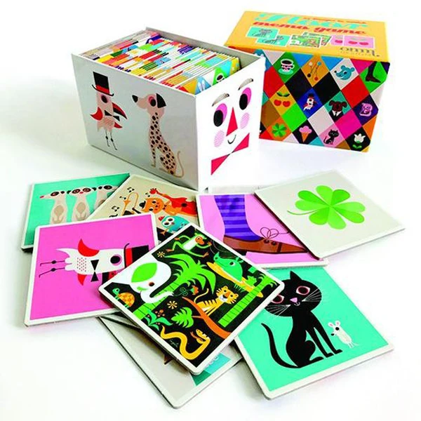 

Custom Game Playing Memory Cards Baby Education Children Educational Flash Cards With Gift Box, Customized color