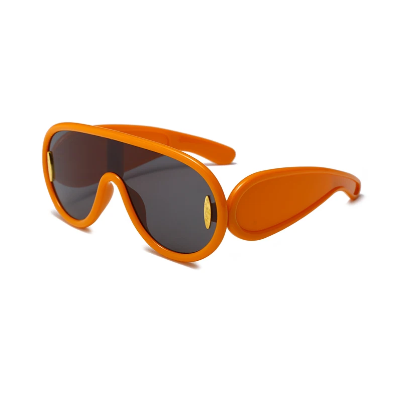 

New Fashion Kids Colorful Children Sun Glasses Connected large frame glasses y2k Sunglasses Boys Girls